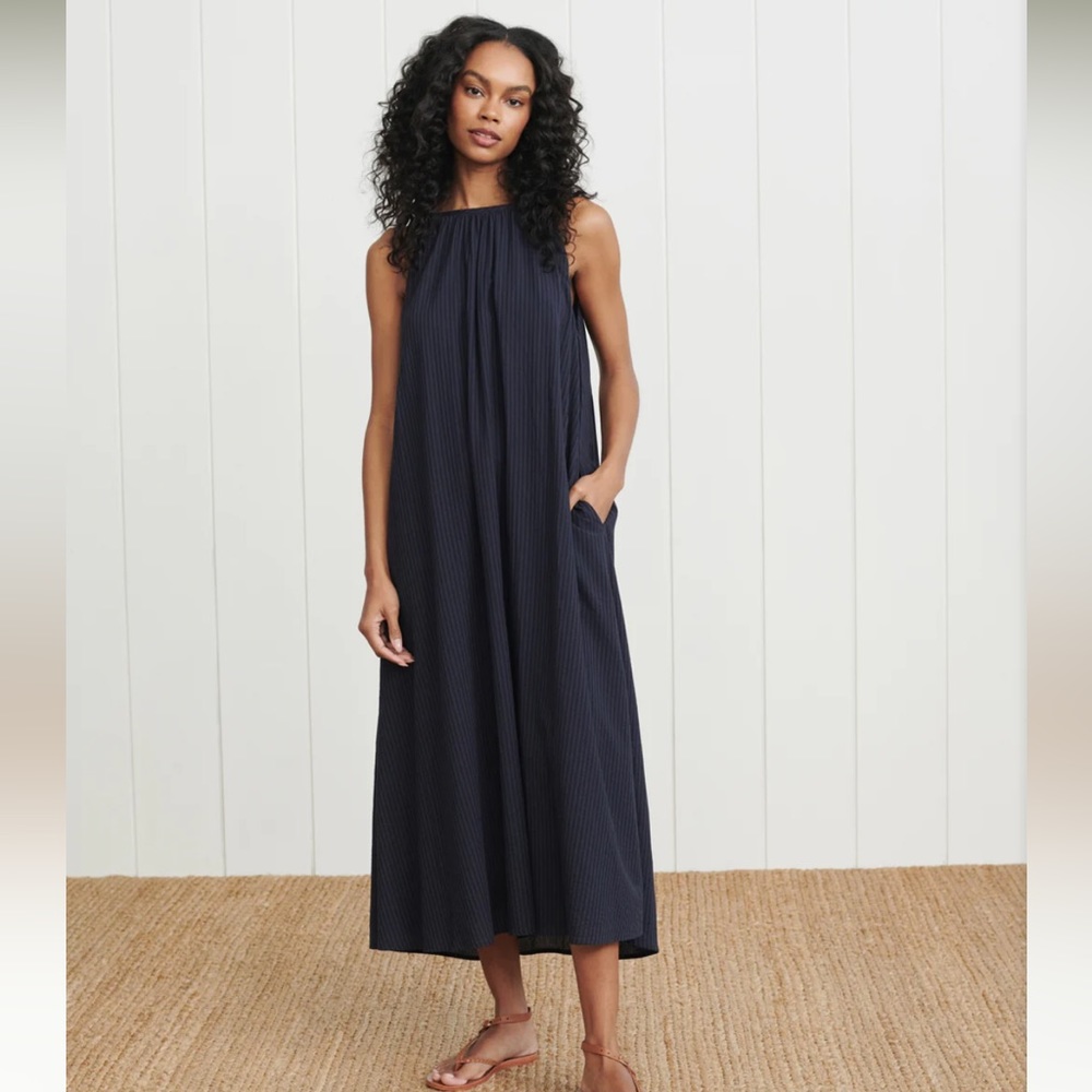 $295 NWT Jenni Kayne Drift Dress in Black 2X